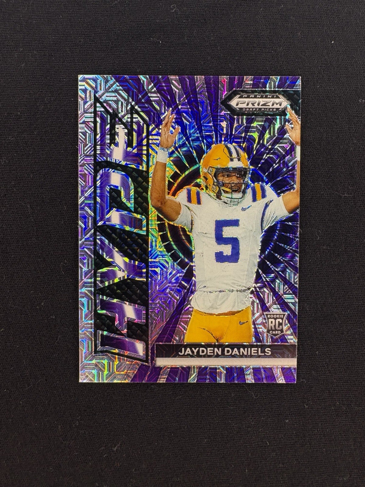 2024 Panini Prizm Draft Picks Jayden Daniels Hype Mojo /25