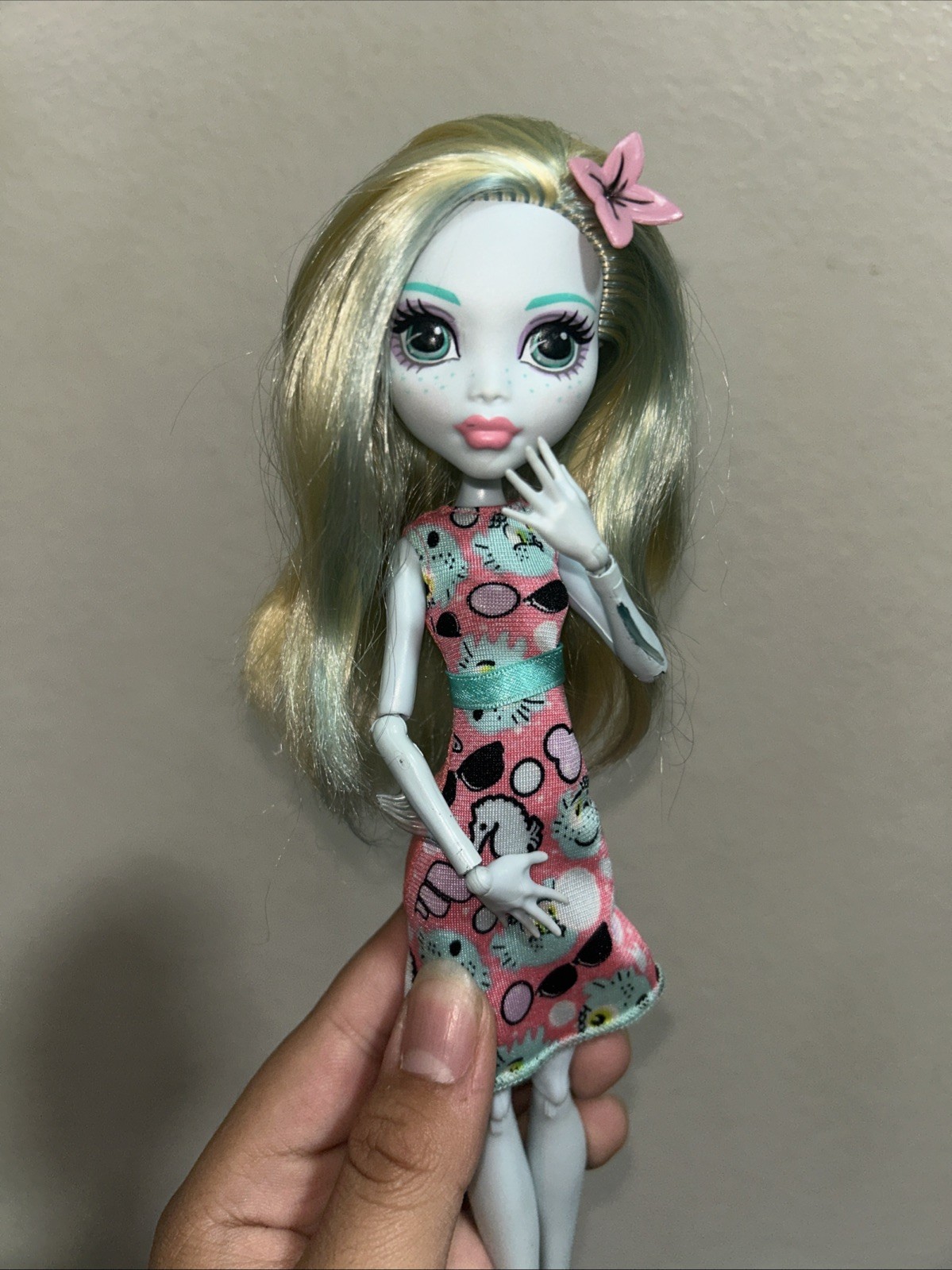 Mattel Monster High Lagoona Blue Doll First Day Of School Redressed RARE