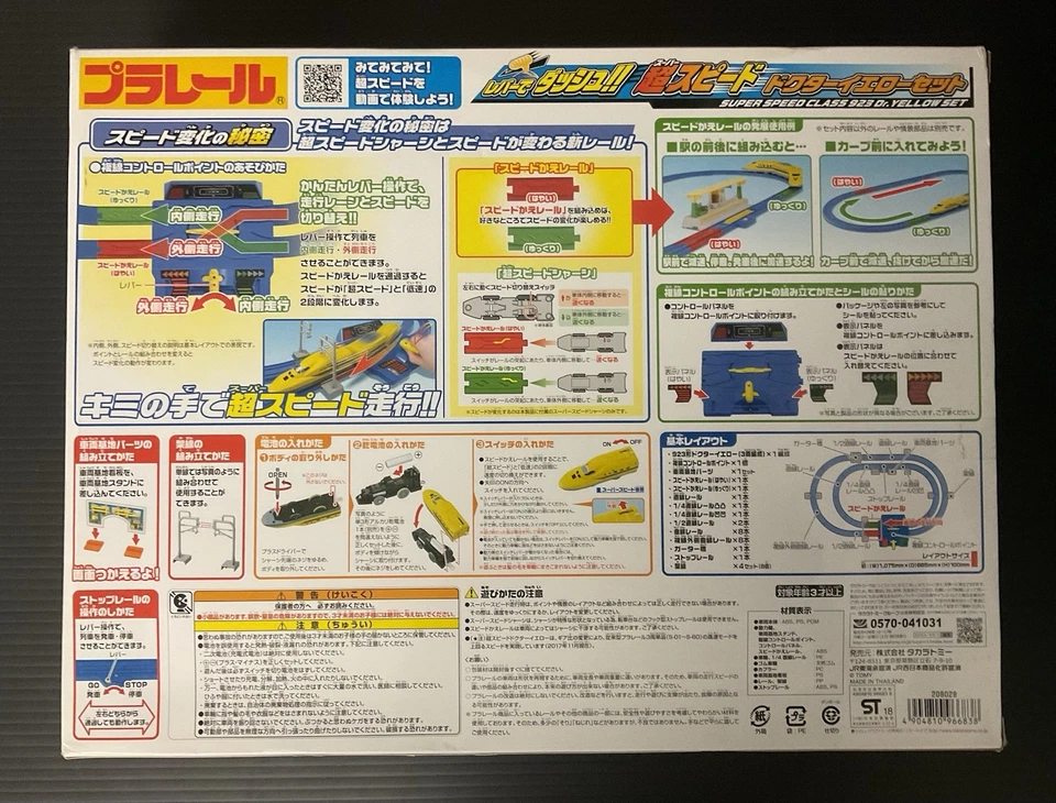 JUEGO TAKARA TOMY SUPER SPEED CLASE 923 DR. AMARILLO - JUEGO TREN BALA JAPÓN - SELLADO Foto 2 de 3