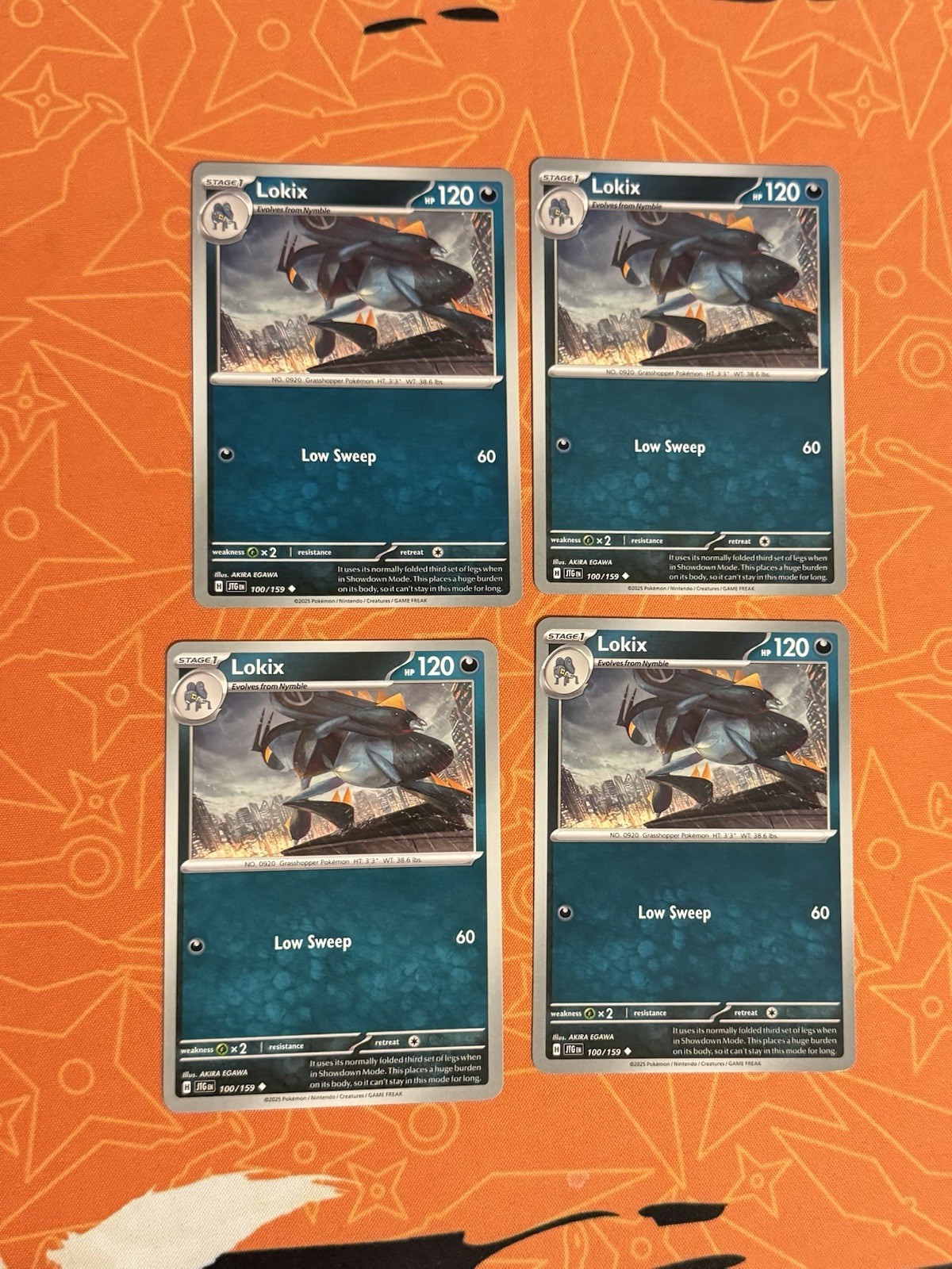 x4 Lokix - 100/159 - Journey Together - English - NM/M - Pokemon