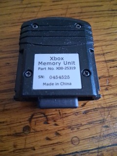 Tarjeta de unidad de memoria Xbox Microsoft OEM X08 25319 sin probar