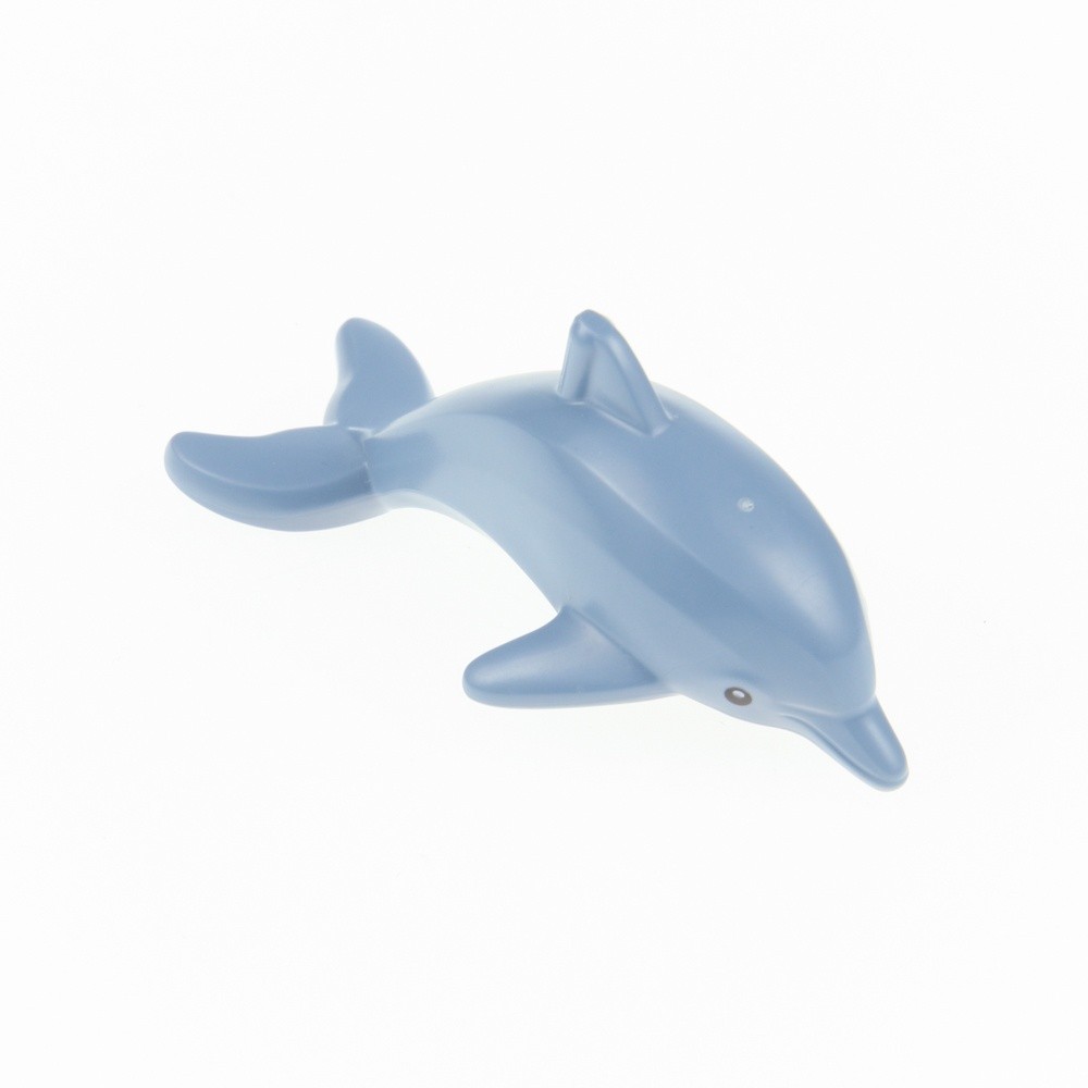 1X Lego Animal Fish Dolphin Jumping Sand Blue Black Eyes 33499PB01