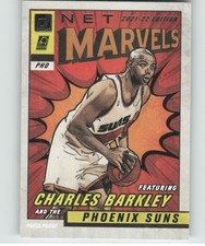 2021 Donruss Charles Barkley #20 Net Marvels Press Proof White Letters Error