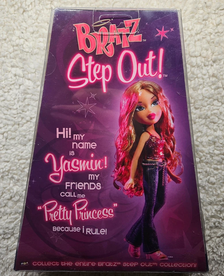 Кукла модная Bratz Step Out Yasmin - 5-я годовщина - 2005 MGA - новая в коробке - Изображение 2 из 4