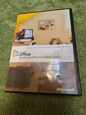 Microsoft Office Student and Teacher Edition 2003 Word Excel w/Key