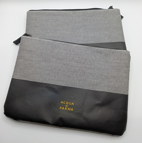 Bolsas de amenidades Air Canada Acqua di Parma de lujo LVMH estilo de vida marca vacías X2 - Imagen 4 de 5