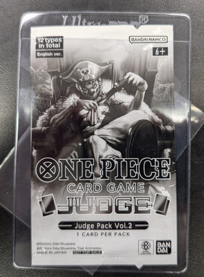 Judge Pack Vol.2 One Piece Promo Card Sealed English | eBay