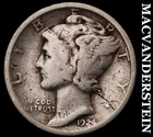 1924 Silver Mercury Dime-Scarce Better Date No Reserve #i6626