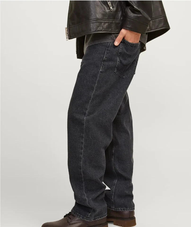 Jack&Jones JJIEDDIE JJORIGINAL SQ 737 NOOS, Jeans Hombre - Negro - Imagen 4 de 4