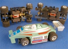 1970s Foreign HO BlueGrn ESSEX F1 Indy Slot Car NOS OEM