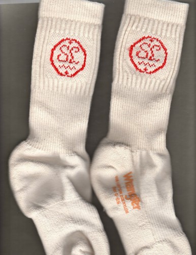 Vintage Girls Silverlake Wrangler Boot Socks, White Size 6 - 8.5 NEW with Box SL - Picture 2 of 9