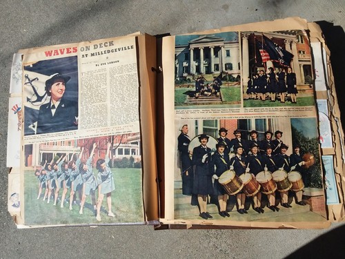 HUGE Lot 3 Vintage WWII Era 1930s-40s Scrapbooks "Mary Grant" Fresno Cali Ephem - 第 3/12 張圖片