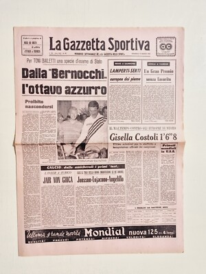 Gazette Sport Vintage 1962 : Jair, Inter, Juventus Et Piscines – Édition Du 12 Décembre