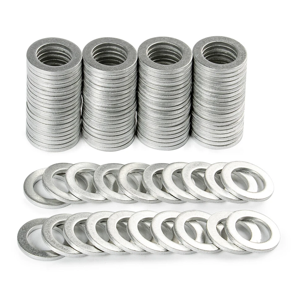 94109-14000 14MM TAPÓN DE DRENAJE DE ACEITE TRITURADOR ARANDELA PAQUETE DE 100 PARA HONDA/ACURA Foto 4 de 4