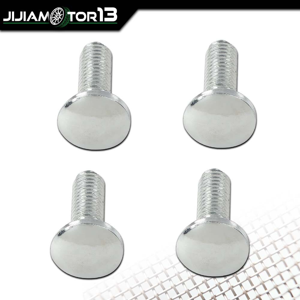 Lot De 8 Boulons Pare-chocs Inox à Tête Ronde 7/16-14 X 1-1/4 - Boulons Capped Bumper, Pour Fixation Avant/arrière, East Coast Bolts