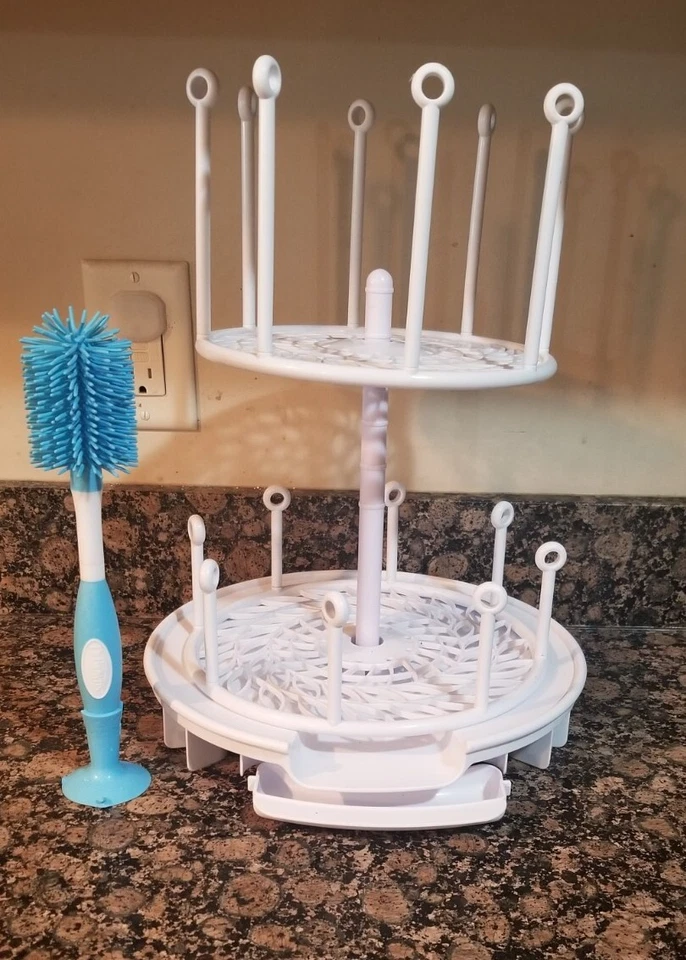 Стойка для сушки детских бутылочек с силиконовой щеткой Dr. Brown's первый год - Изображение 2 из 3