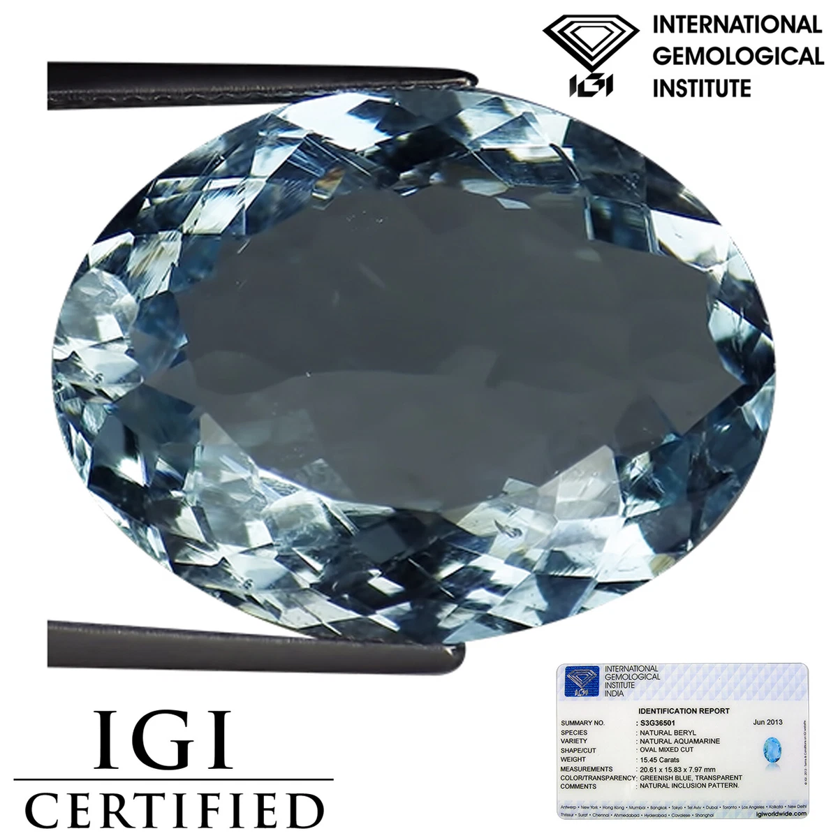 Igi gemstone sale