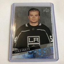 20/21 UD EXTENDED COLE HULTS YOUNG GUNS RC SP ROOKIE #724