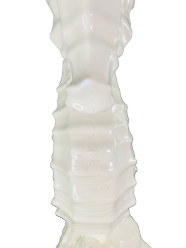 VTG White Seahorse Lamp Palm Beach Plaster Regency Coastal 22" H Working MCM - Picture 8 of 14