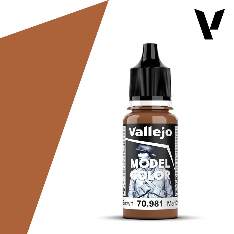 Vallejo Model Color 70981 - Orange Brown - 18 ml