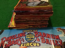 HUGE Lot 50+ Ringling Bros. and Barnum Bailey Circus Souvenir Program Posters