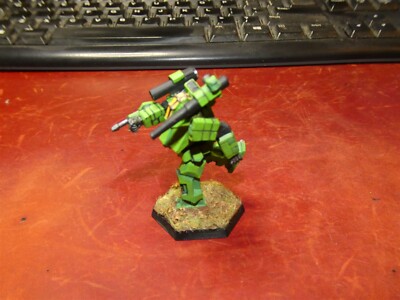 BattleTech: Mech: painted metal Primitive Shadow Hawk