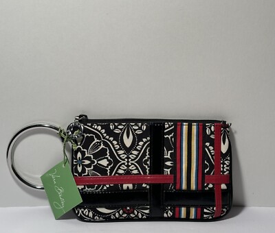 Vera Bradley Barcelona Bangle Wristlet Wallet Black 7