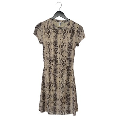 other stories mesh dress & Other Stories Abstract Print Mesh Dress In Green Medium Dusty - 35% Off