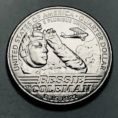 2023 D Washington 25c American Women Series, Bessie Coleman circulated