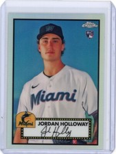 2021 Topps Chrome Platinum Anniversary Jordan Holloway Rookie RC Refractor