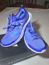 Under Armour UA GGS Infinity 2.0 Print Blue Girl's Running Shoe-Size 7Y New Box