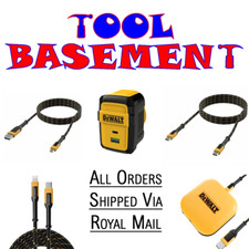 DEWALT Mobile Options - Cables and Plugs - Type-C, USB, USB-C, Apple Compatible