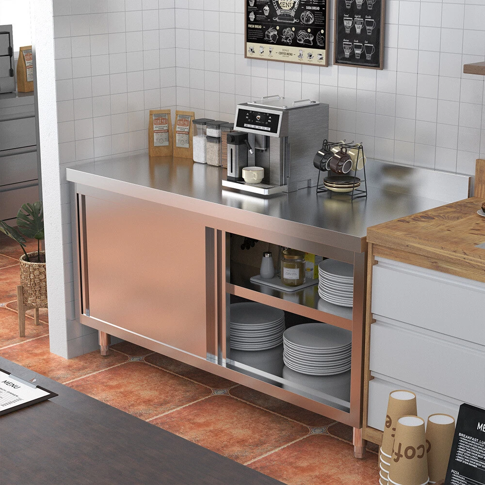 Commercial kitchen on sale work bench
