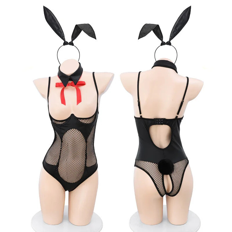 Sexy Porno Bunny Girl Costumes Anime Cosplay Bodysuit Rabbit Suit Lingerie  Dress | eBay