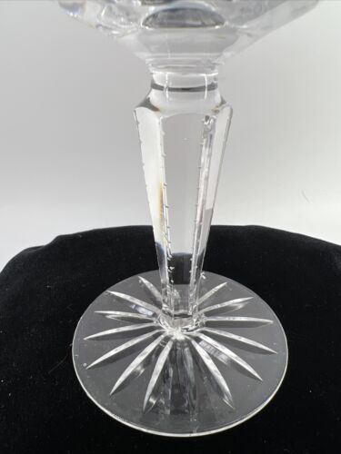 Vintage American Brilliant Period ABP Cut Glass Etched Champagne Coupe 6” - Picture 3 of 6