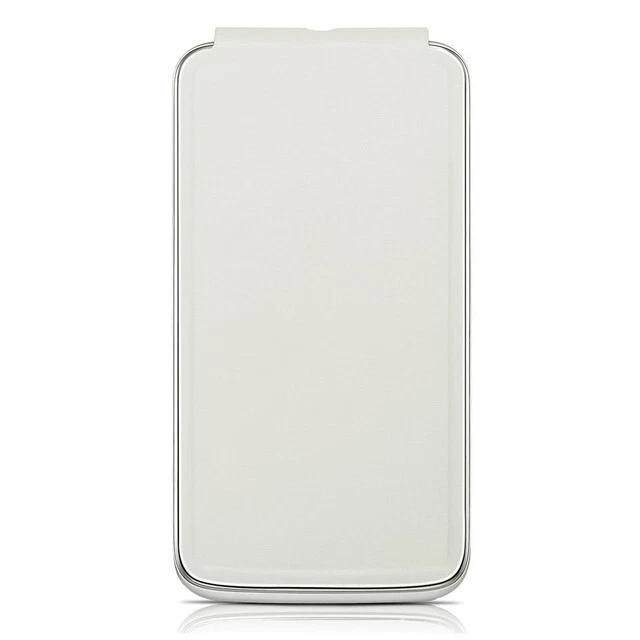 ALCATEL CUSTODIA FLIP COVER BOOK CASE ORIGINALE PER ONE TOUCH M'POP OT-5020D W - Immagine 4 di 4