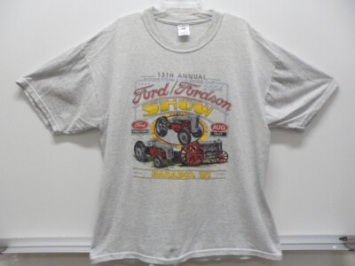 Ford Fordson Badger Steam & Gas Eng Club 13th Annual Baraboo, WI Mens T-Shirt XL