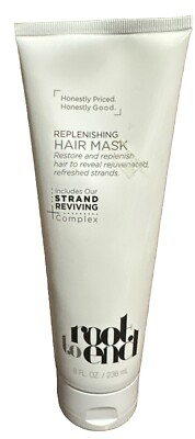 Root to End Replenishing Hair Mask Strand Reviving Complex. 8 oz. New.