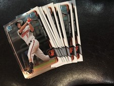 2015 Bowman BCP145 Dariel Alvarez 10 count all chrome lot Baltimore Orioles