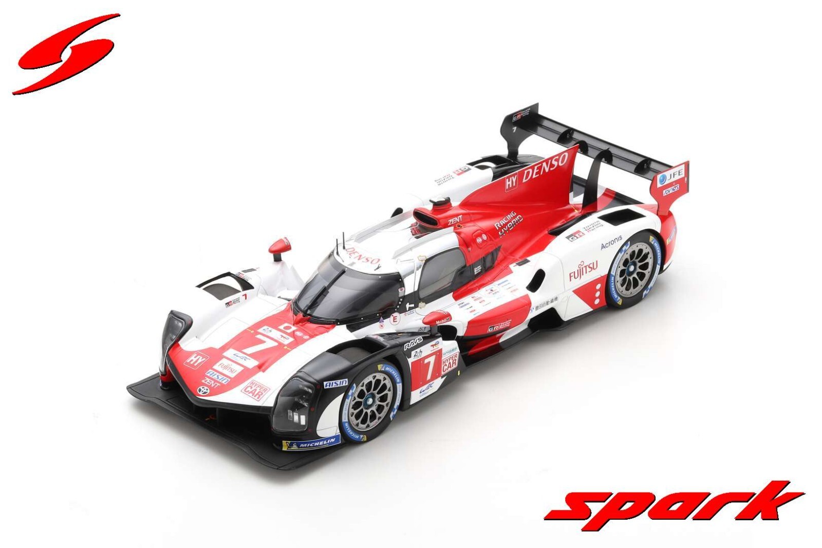 Toyota GR010 Hybrid N°7 Spark 18S800 miniature 1/18 de collection Le Mans