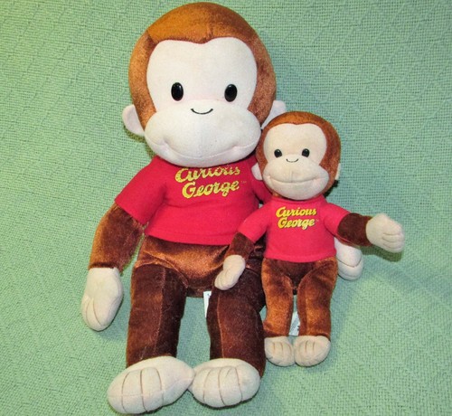 CURIOUS GEORGE KELLYTOY STUFFED ANIMAL 