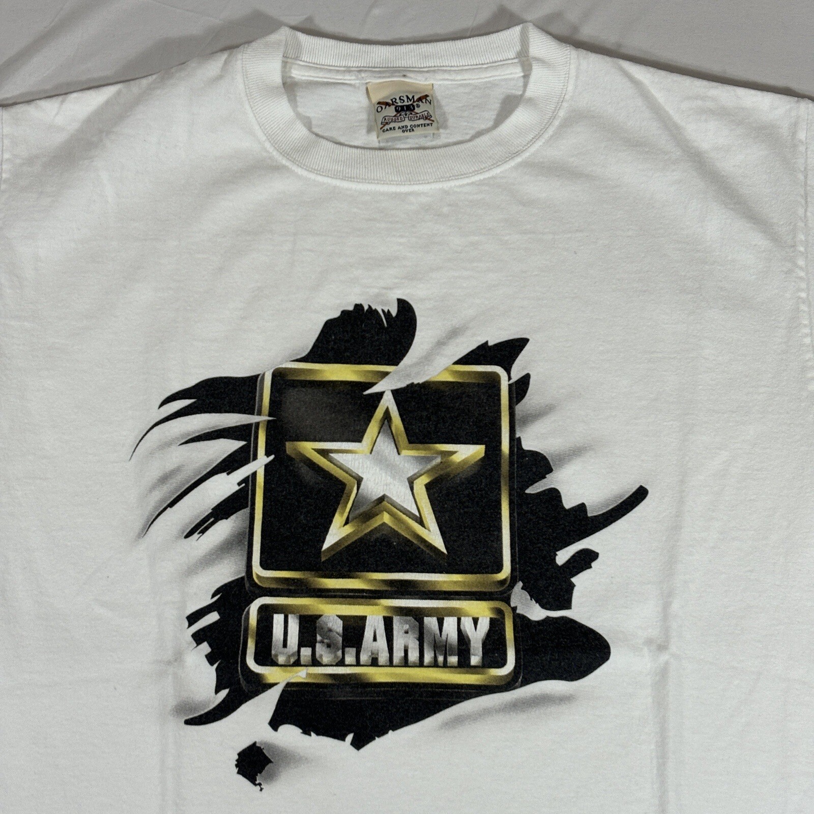 FILA T shirt vintage US Army taglia media remi