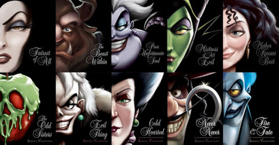 DISNEY VILLAINS by Serena Valentino 1 - 10 HARDCOVER 10 BOOK SET NEW EXPEDITED