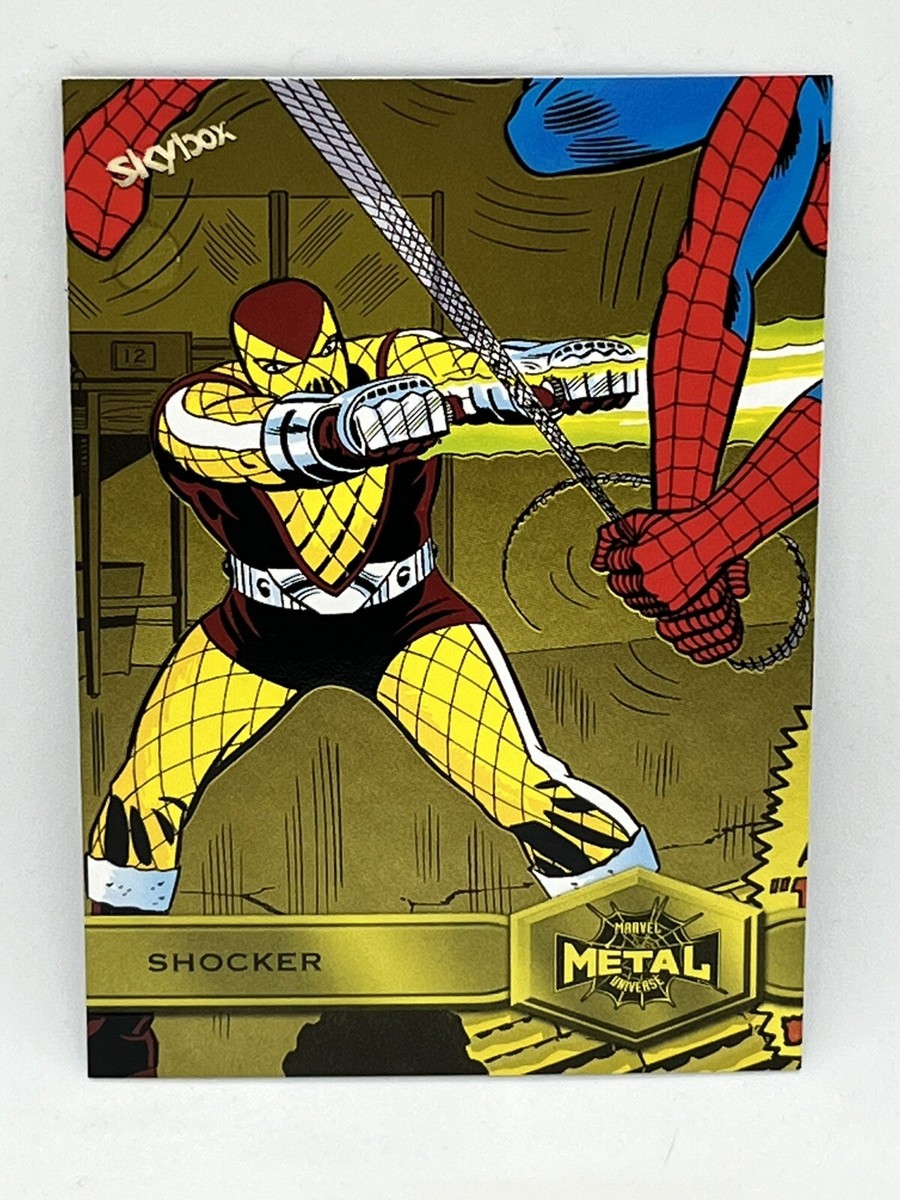 2021 SHOCKER SKYBOX MARVEL METAL UNIVERSE SPIDER-MAN HIGH #178