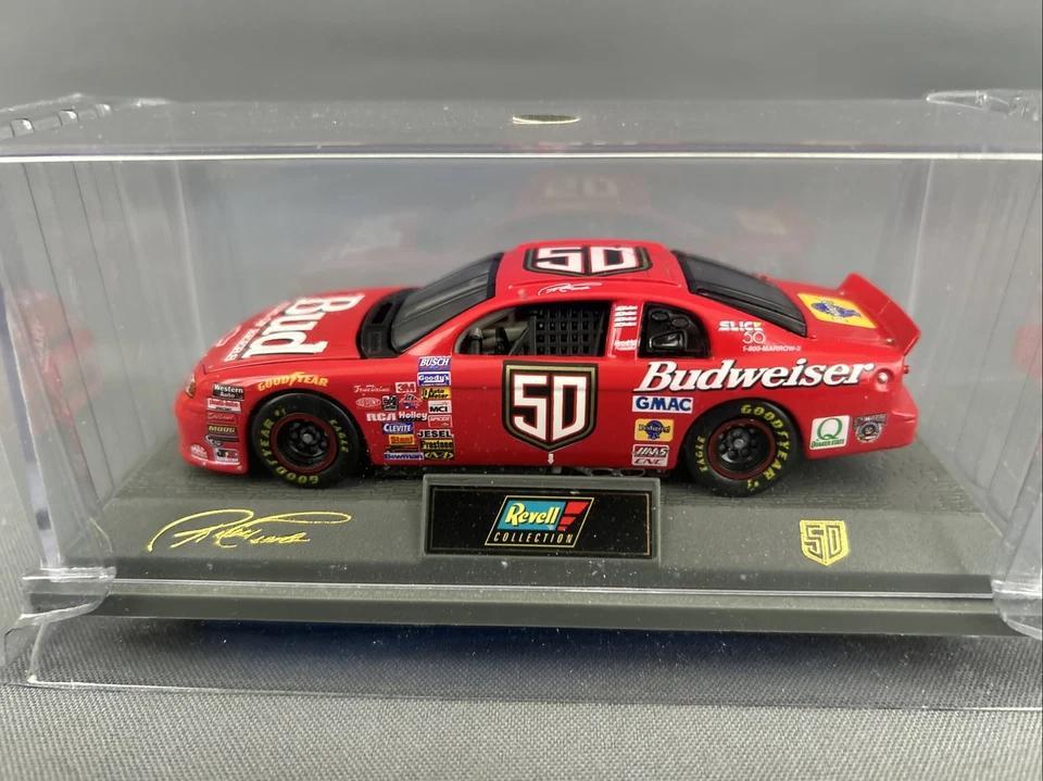 Ricky Craven #50 Budweiser 50th Monte Carlo 1998 escala 1/43 Revell con pantalla nuevo en caja Foto 4 de 4