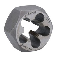 Image of 1/4" x 18 NPT Imperial Die Nut 1.5" (38mm) Tungsten Steel TD109