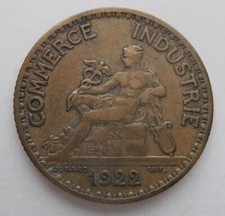 FRANCE 1 FRANC 1922