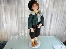 Künstlerpuppe Sammler Puppe Handarbeit Porzellanpuppe 80 cm. Top Zustand 