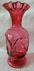 Fenton Cranberry Colored Vase