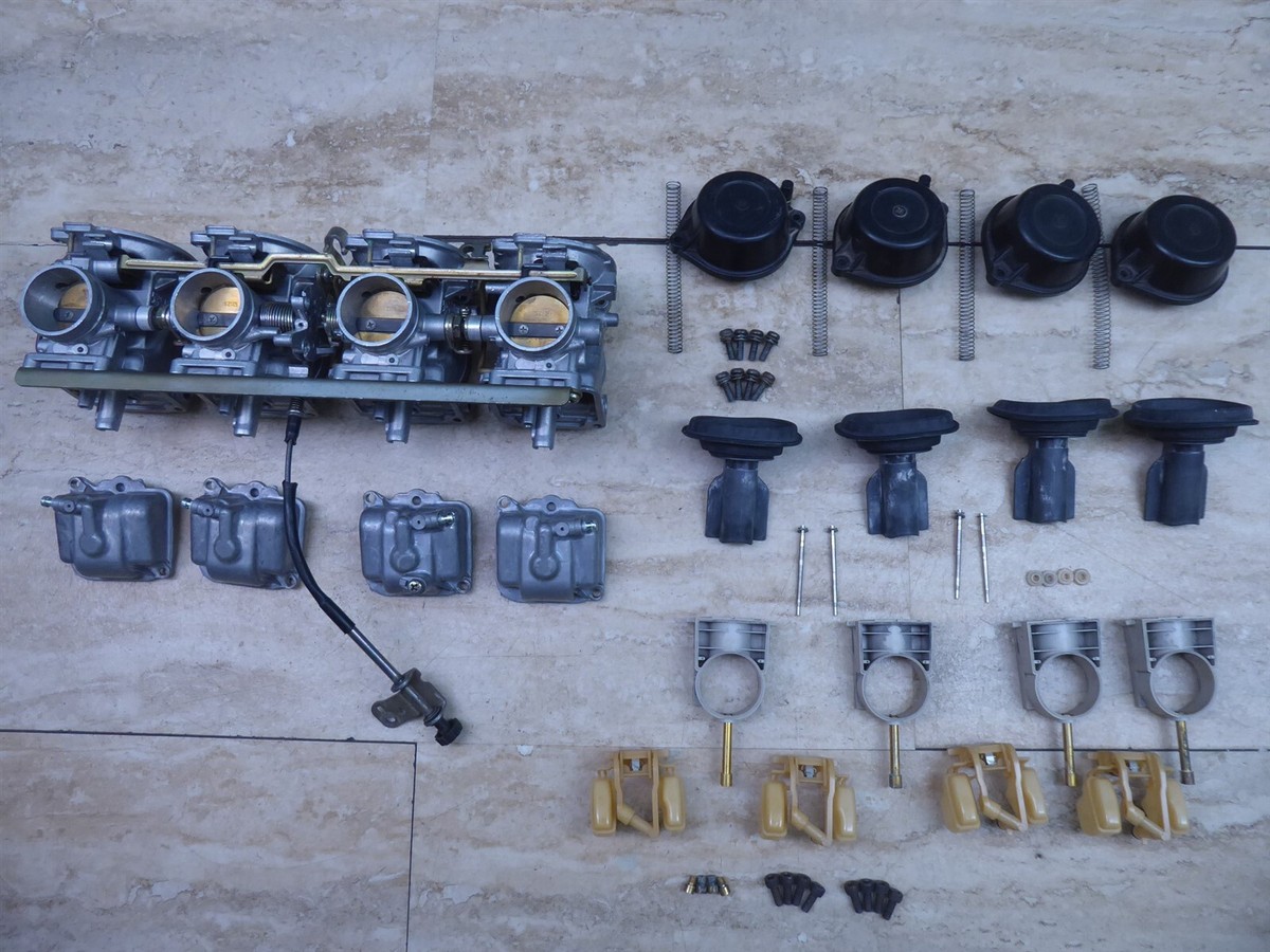 1996 Suzuki GSX-R1100 OEM Mikuni BST36SS Carburetors Carbs Rack